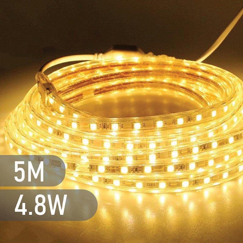 Šviesos diodų juosta SPECTOR LIGHT 17500, LED 5m, 4,8W/m, IP20, 3000K, 12V, 60 LED/m, 520lm/m, SMD2835