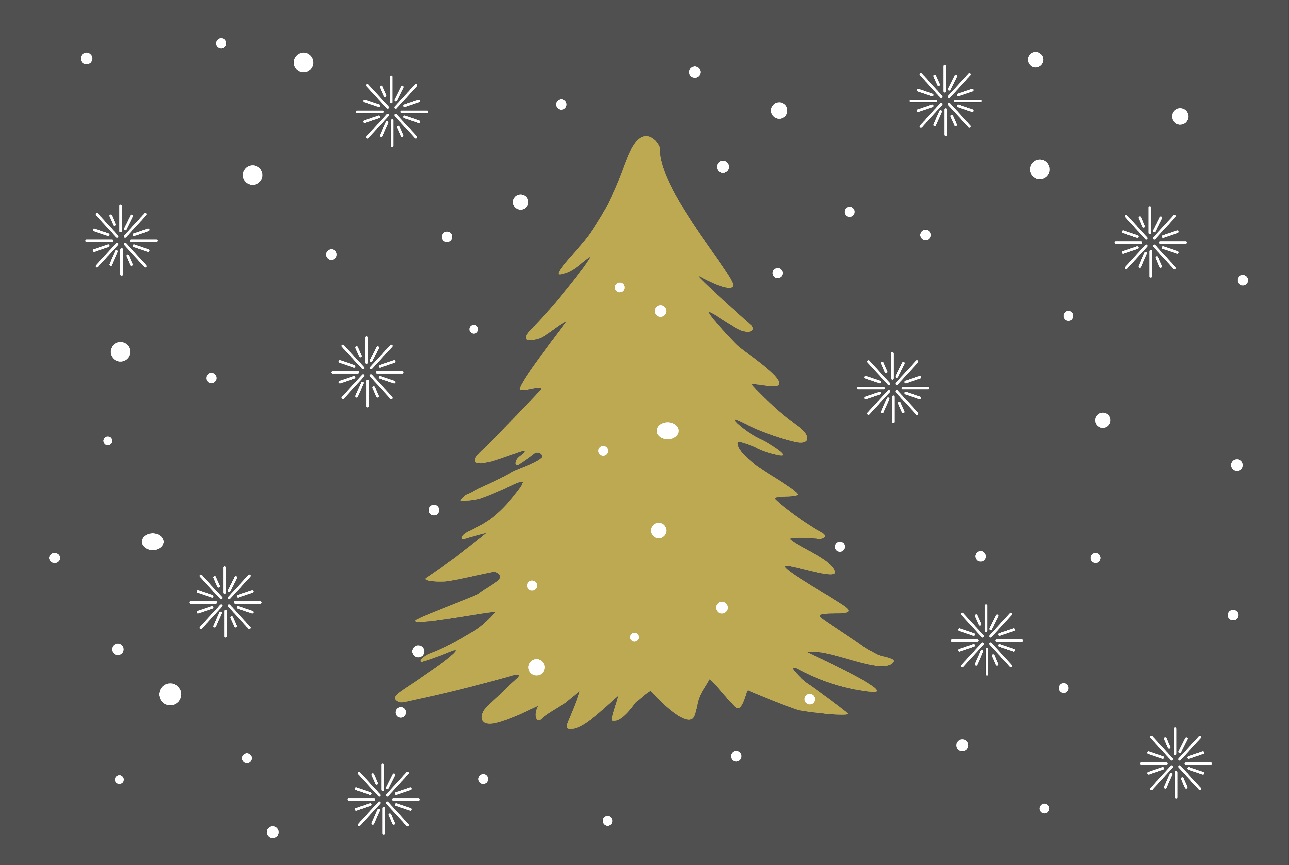 Kilimėlis LAKO MODERN PRINTED TANNENBAUM, 50 x 75 cm, 100% PES, pagrindas PVC, pilkas