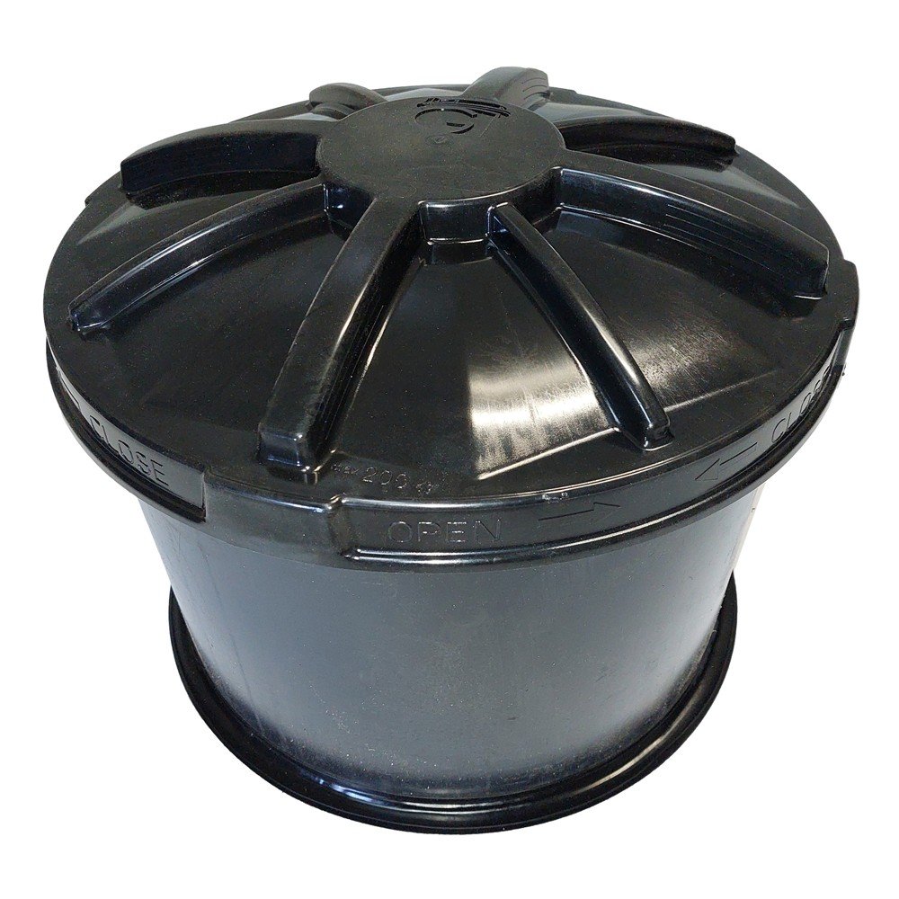 Orapūtės dėžutė GINMIKA, D425 H320, juoda