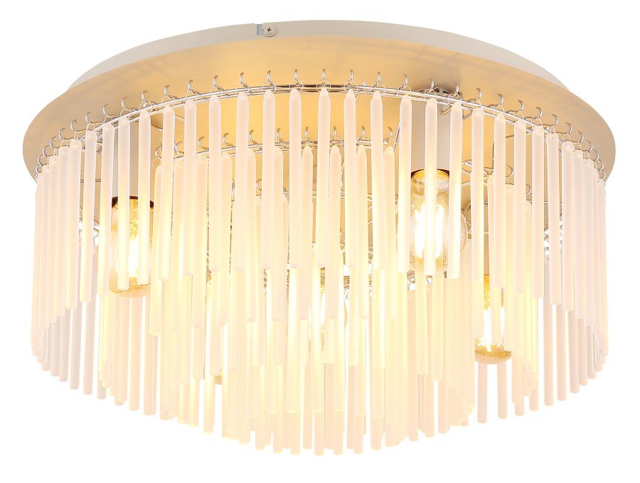 Pakabinamas šviestuvas GLOBO Gorley, E27, 5 x 60W, 230V, matinės smėlio spalvos, 500 x 500 x 250 mm, 15698D1B
