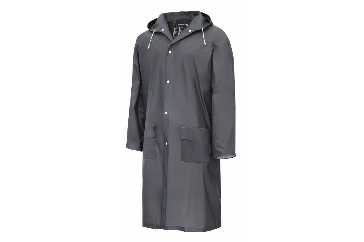 Lietpaltis HOGERT WORKWEAR Ausser, 100% PVC, pilka spalva, M (50) dydis