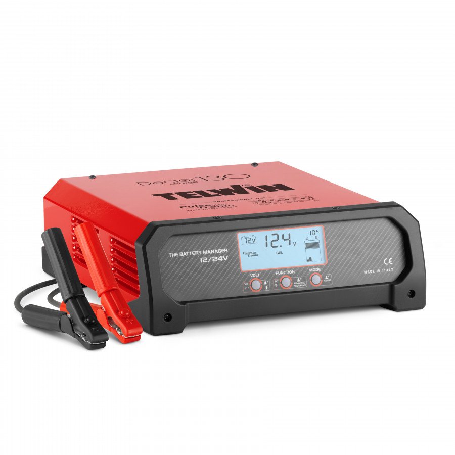 Elektroninis įkroviklis TELWIN DOCTOR CHARGE 130, 12/24V
