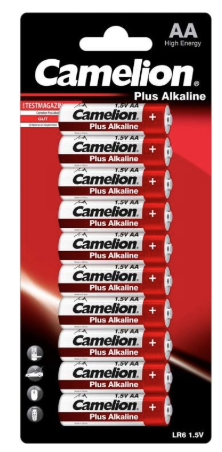 Maitinimo elementai Camelion AA/LR6, 10 vnt 