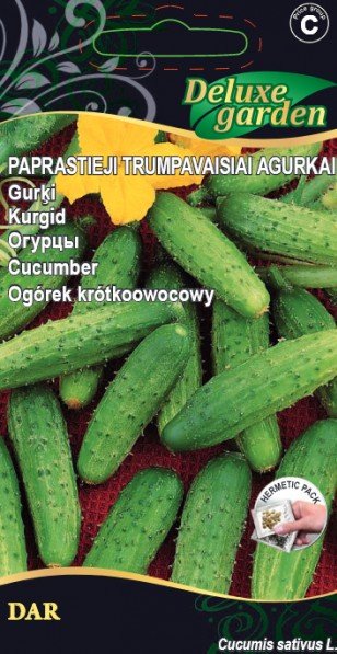 Daržovių sėklos, agurkai paprastieji trumpavaisiai Dar, 1 g., 8113