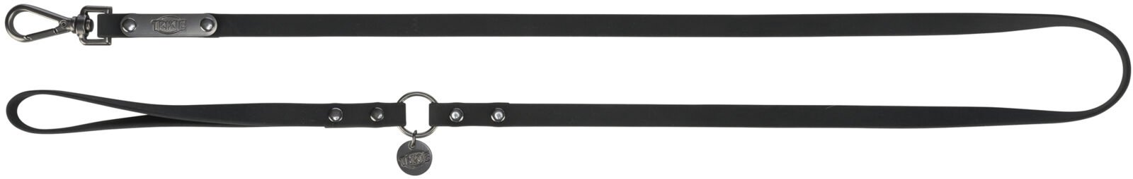 Pavadėlis šunims TRIXIE CityStyle, S-M, 1,20 m/13 mm, juodos spalvos