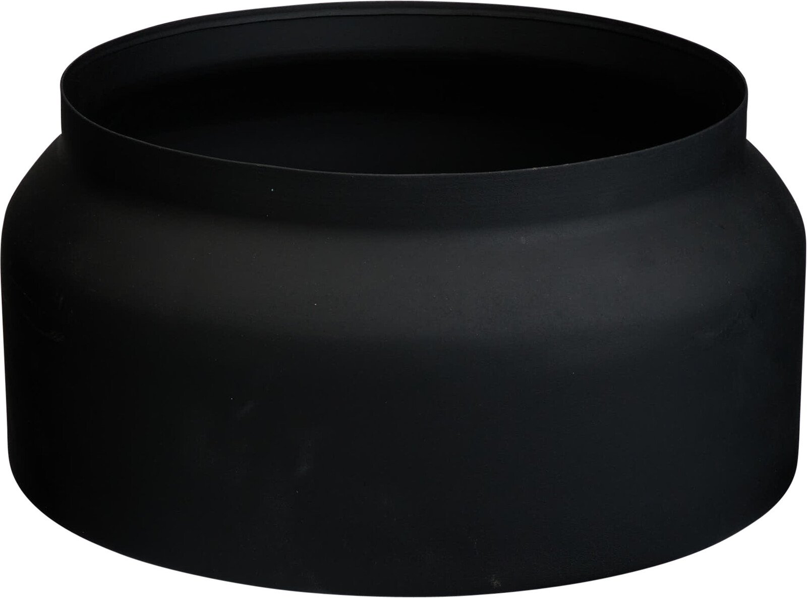 Lauko vazonas Puodynė, metalinis, juodos sp., 33 x 33 x 27 cm.