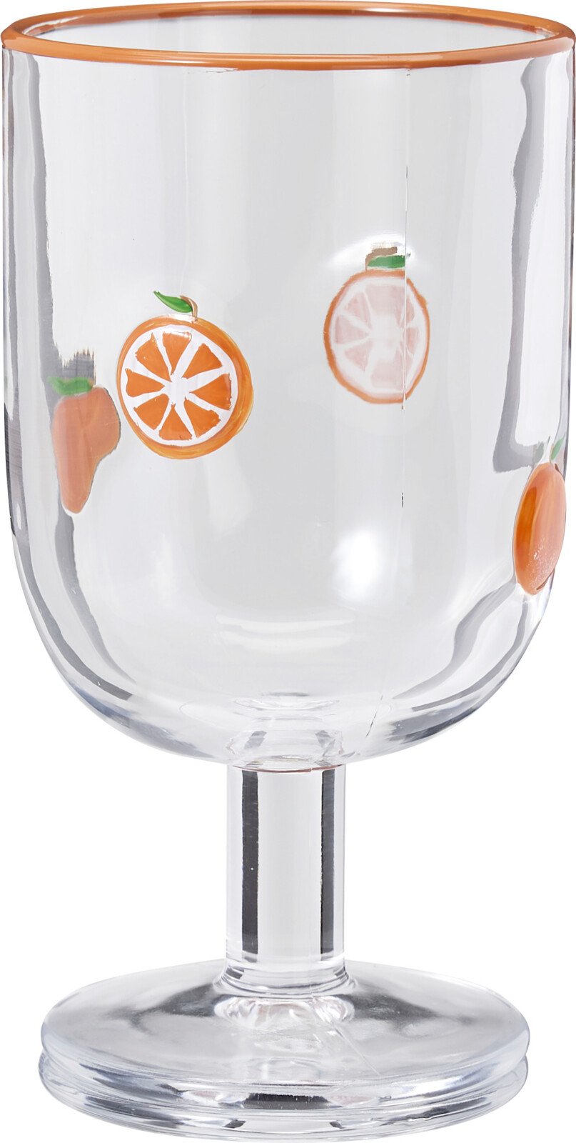 Vyno taurė, apelsinų dizaino, 345 ml