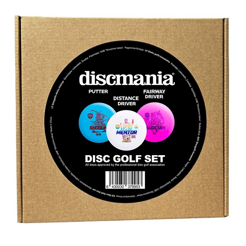Diskgolfo diskų rinkinys DISCMANIA Active Soft, 3vnt