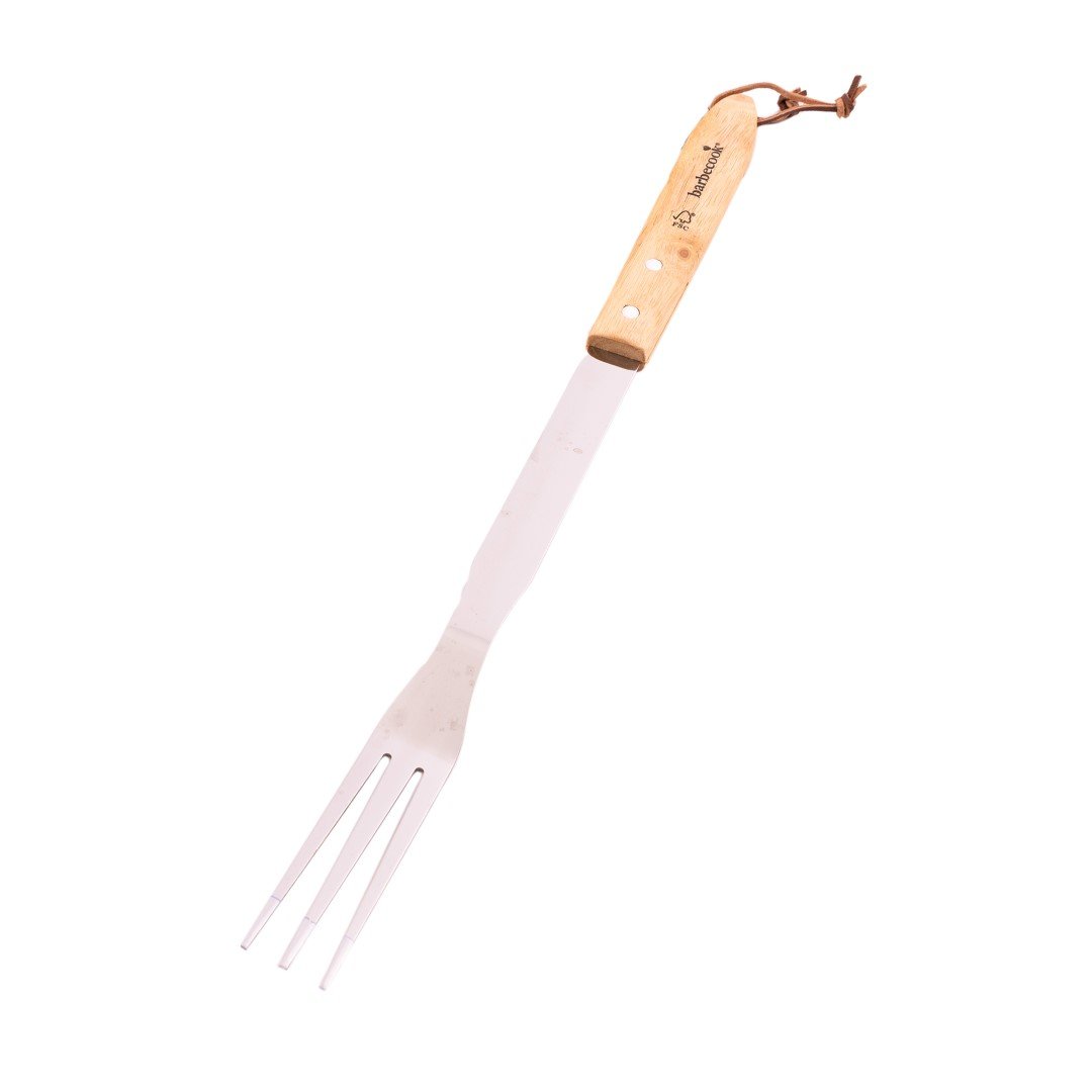 Grilio šakutė BARBECOOK, medinė rankena, 46 cm