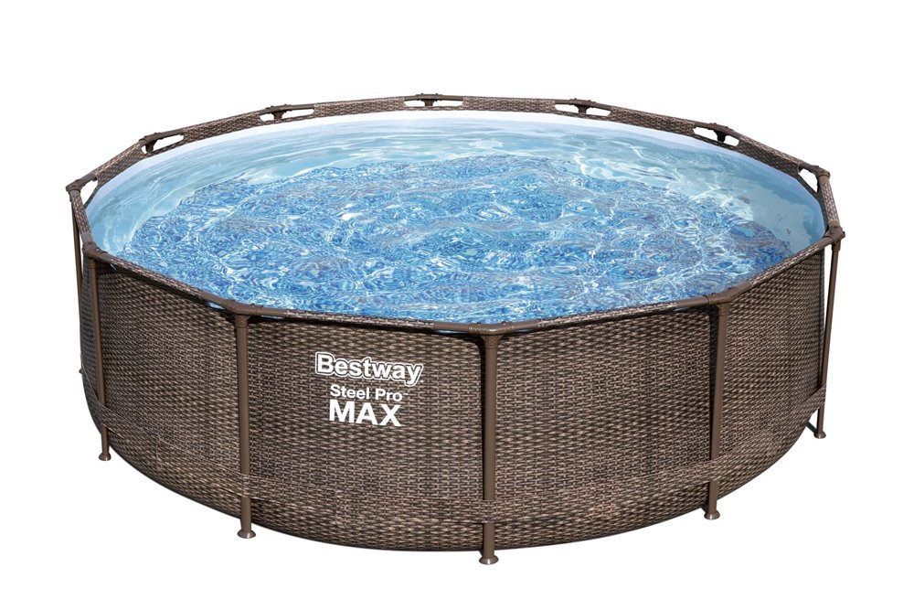 Baseinas BESTWAY Steel Pro Max, karkasinis, su priedais, 366x100 cm, 56709