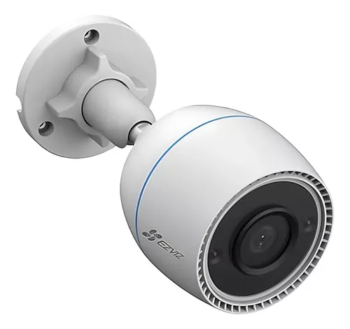 Išmanioji lauko kamera EZVIZ Cs-H3C, objektyvas 2.8 mm, raiška 2MP (1920x1080), Wi-Fi, SD lustas, IP67, baltos sp.