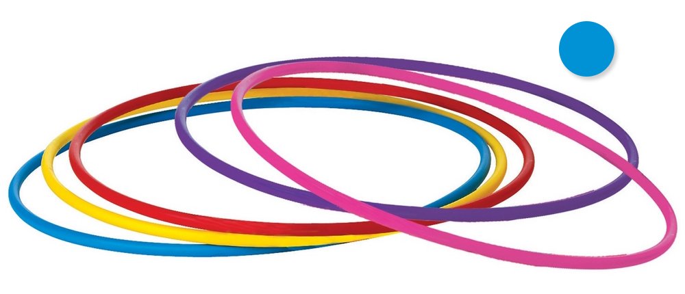 Gimnastikos lankas TREMBLAY, 650 mm, blue