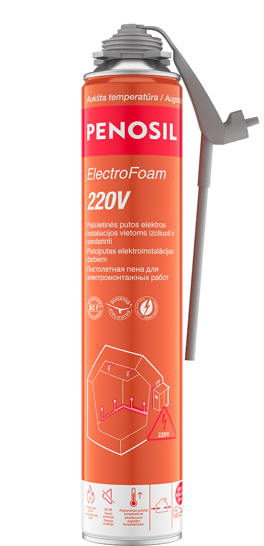 Hibridiniai klijai PENOSIL SpeedFix Hybrid Crystal High Tack 717, 290 ml, bespalviai