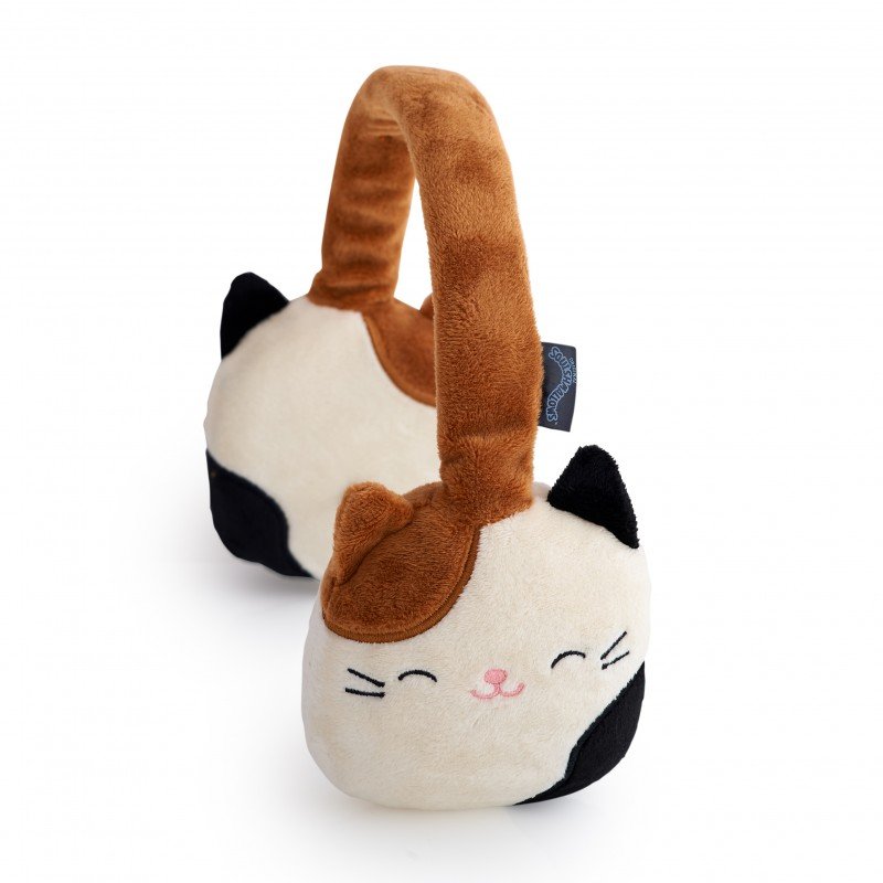 Ausinės SQUISHMALLOWS Cam, Bluetooth 5.0., pliušinės ausinės, su mikrofonu, HMSQM-BT-CAM