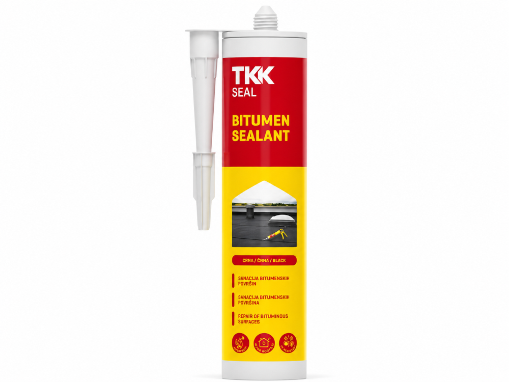 Bituminis hermetikas TKK Seal Bitumen, 300 ml, juodas