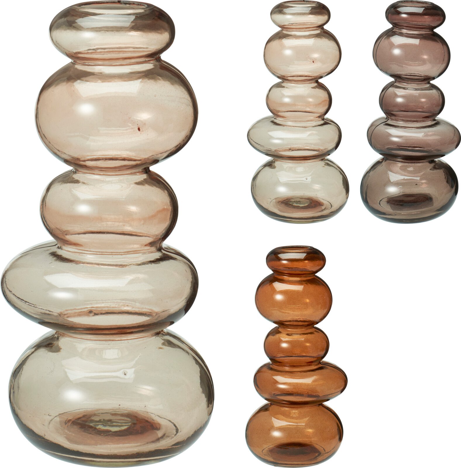 Vaza, 11 x 11 x 23,5 cm, 3 skirtingos sp.