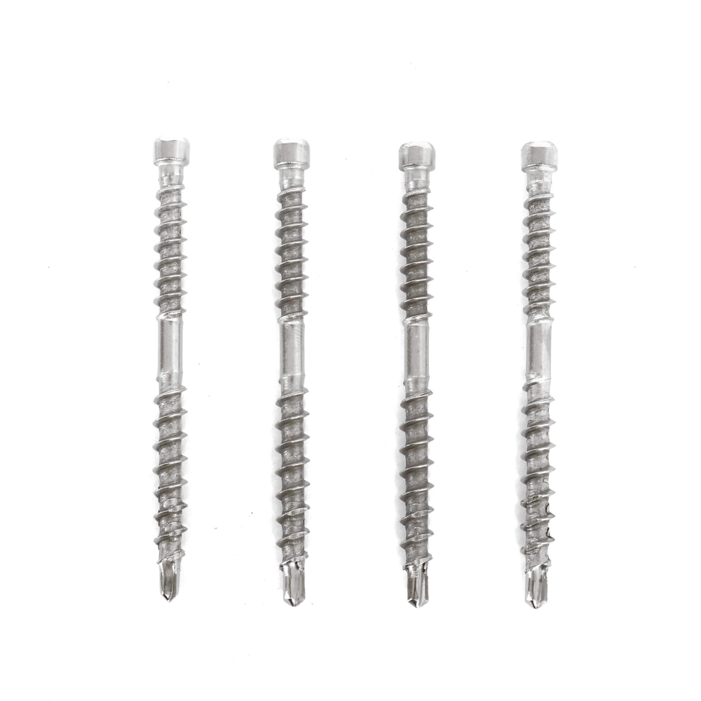 Terasiniai medsraigčiai FASTSHIFTER INVISIBLE, 4,5 x 60 mm, A2 nerūd. plieno, 600 vnt., TORX15