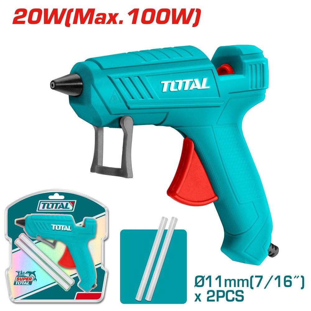 Pistoletas klijams TOTAL, 20W, 11,2 mm, TT101116