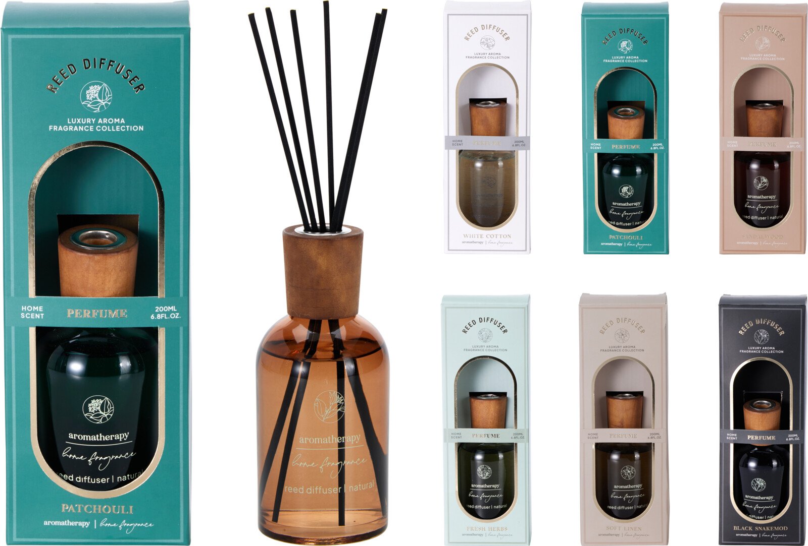 Namų kvapas, 200 ml, 6 skirtingi kvapai