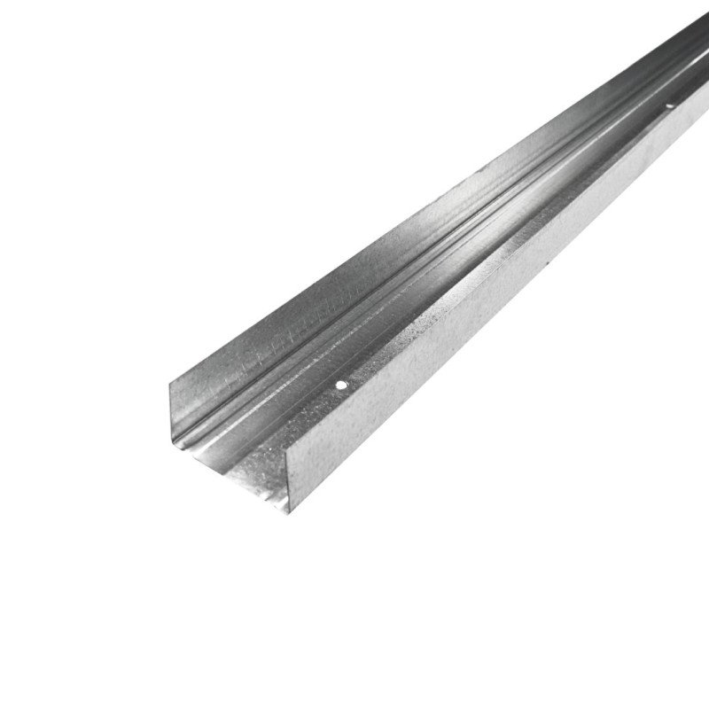 Horizontalus profilis UW, 75, matmenys 75 x 40 x 0,6 mm, ilgis - 3 m, J016035
