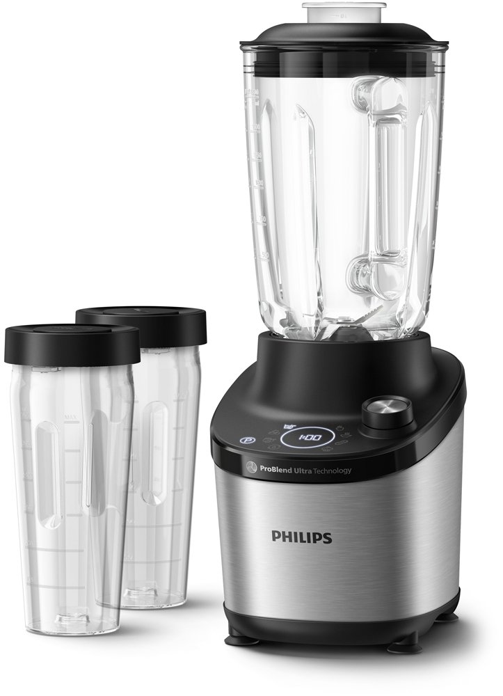 Kokteilių plaktuvas PHILIPS 7000 Series HR3760/10, juoda/nerūdijančiojo plieno