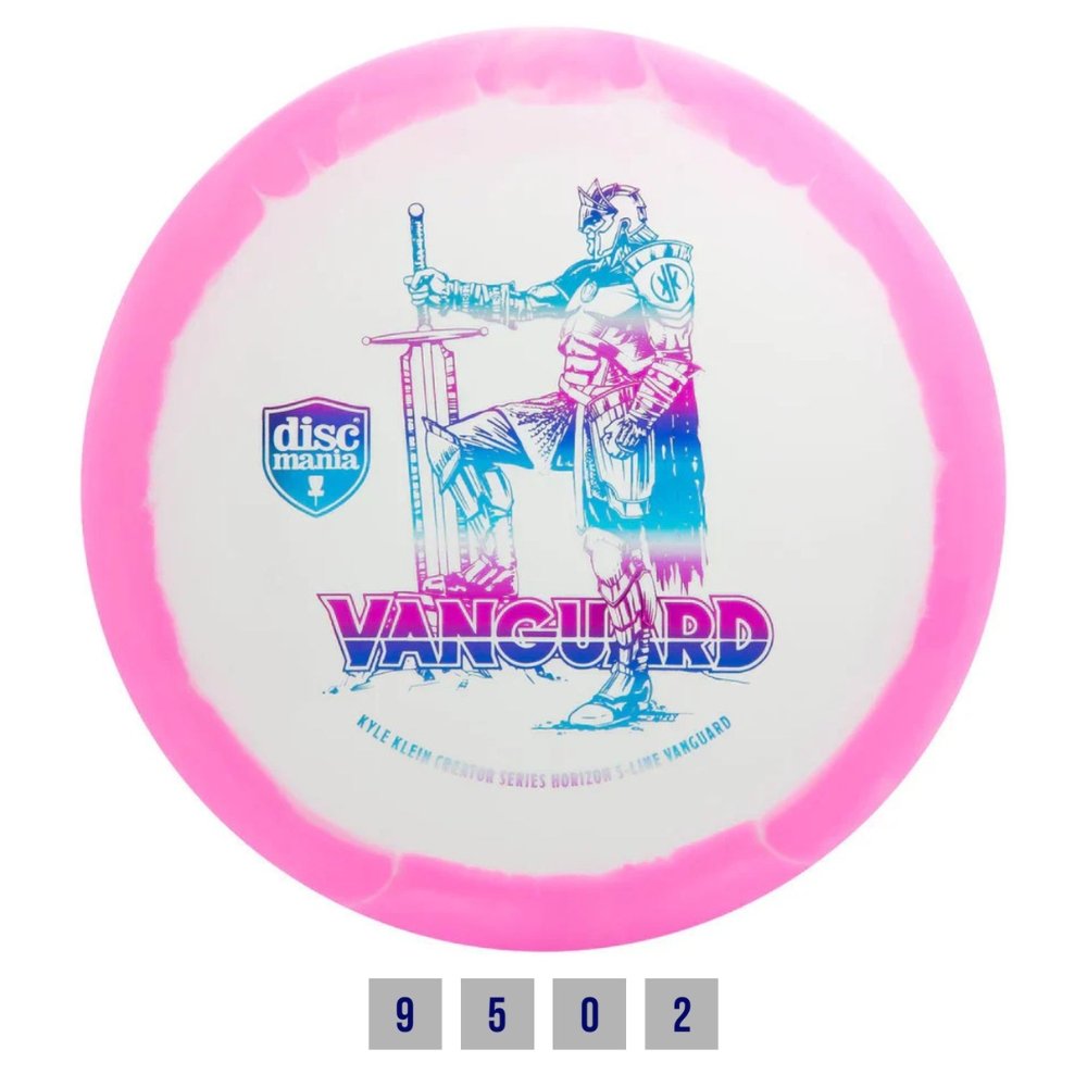 Diskgolfo diskas DISCMANIA S-Line Horizon Vanguard, white/pink
