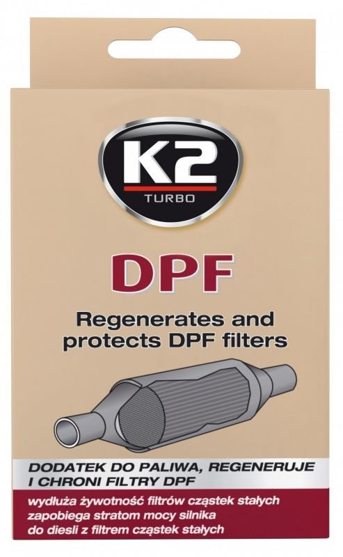 Automobilinis valiklis K2 DPF, dyzeliniam filtrui, koncentruotas, 50 ml