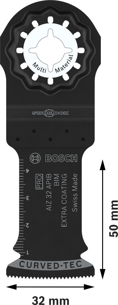 Įpjaunamasis pjūklelis BOSCH, AIZ 32 APB Wood and Metal, daugiafunkciniui įrankiui, 50 x 32 mm, STARLOCK