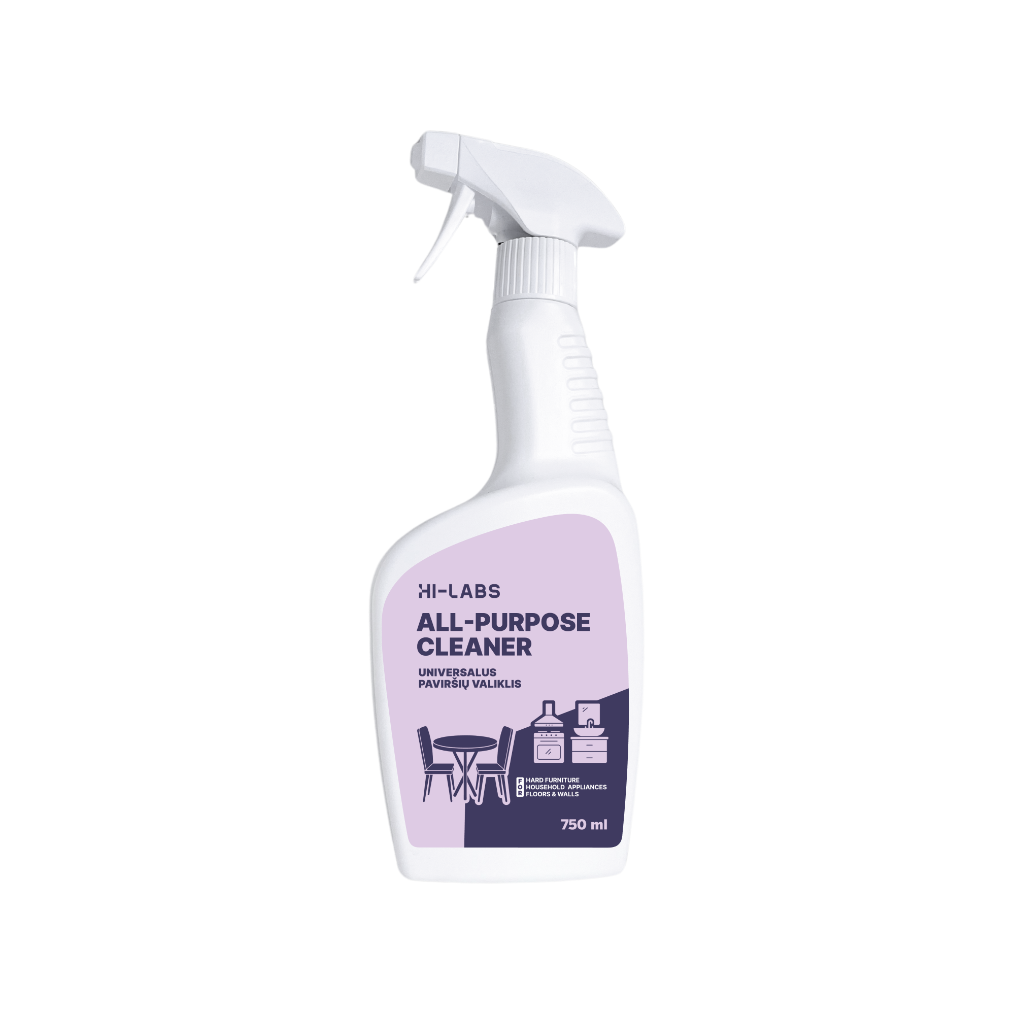 Universalus paviršių valiklis HI-LABS, 750 ml