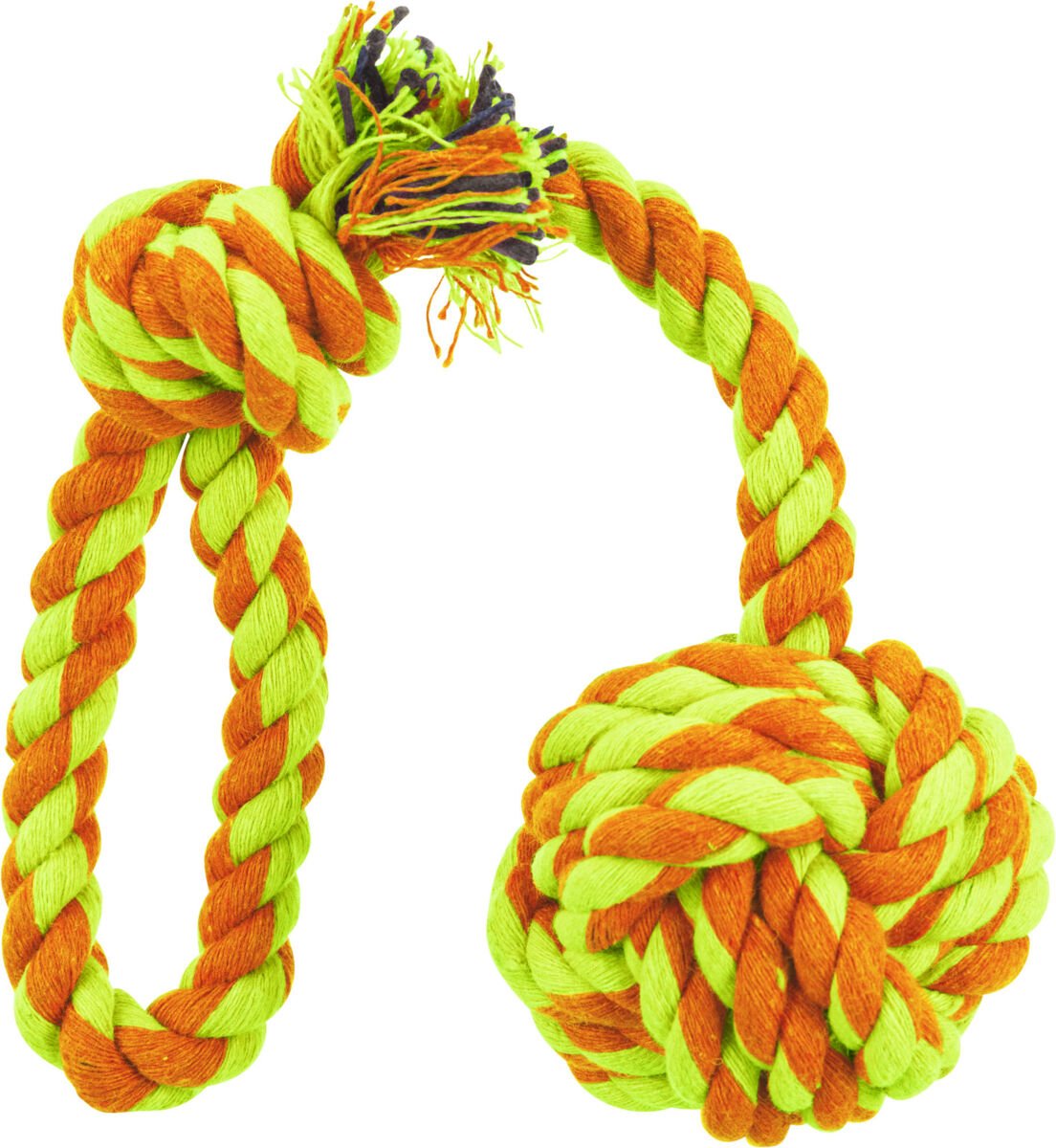 Žaislas šunims TRIXIE , virvė su kamuoliu, 5.5-30 cm