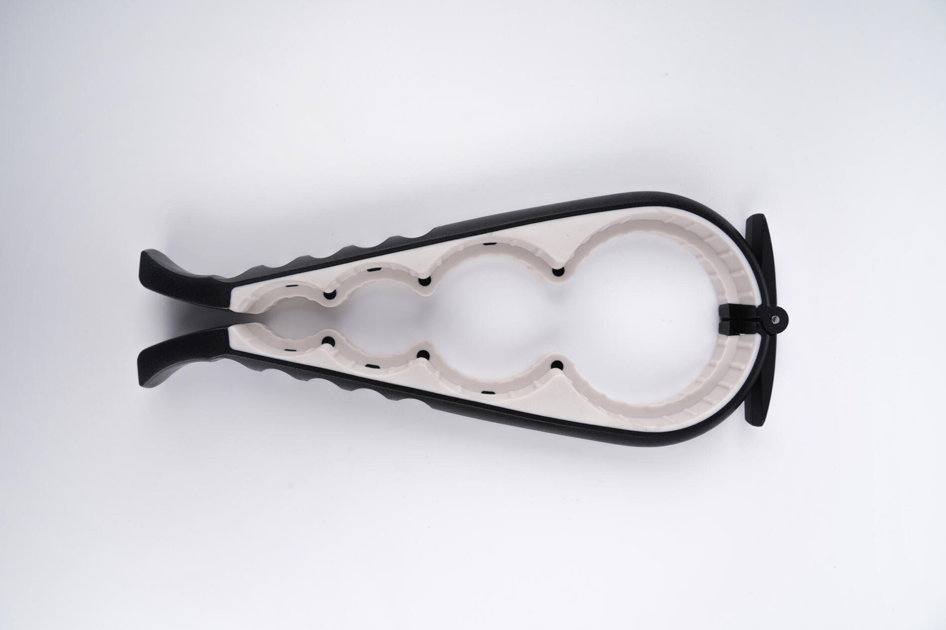 Dangtelių atsuktuvas RIDDER VISBY 4in1, juodos–kreminės spalvos, ABS / TPE, A316219