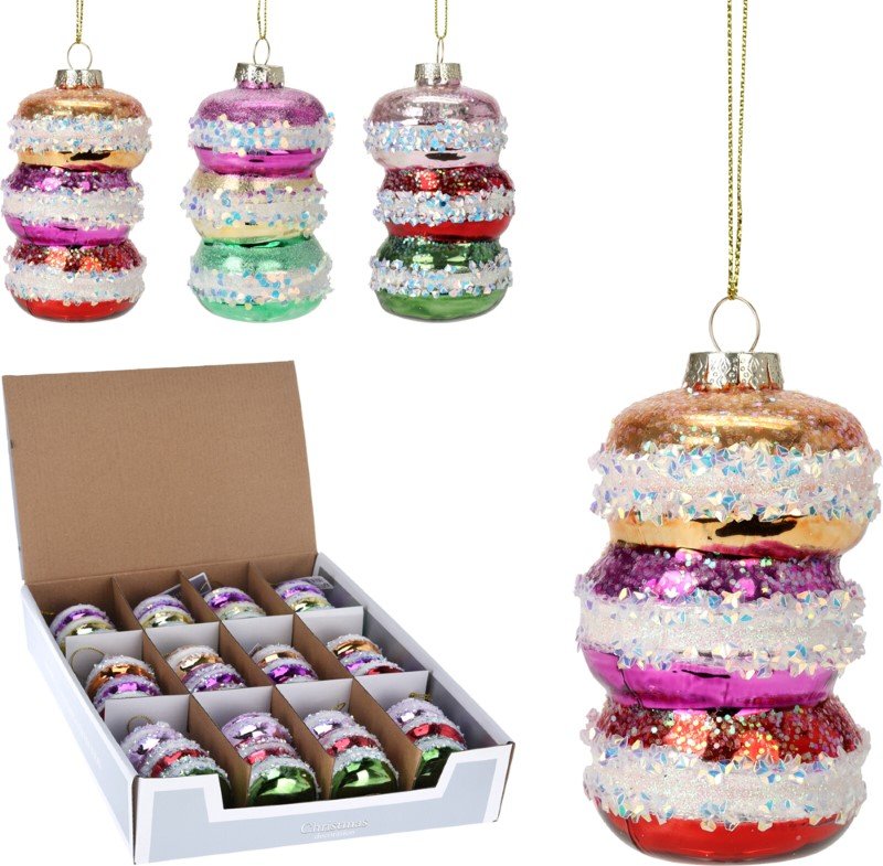 Eglutės žaisliukas Macarons, 3 skirtingingi dizainai, 1 vnt., 11 cm