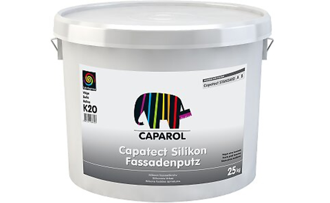 Dekoratyvinis silikoninis tinkas Fassadenputz K20, samanėlė, bazė I, 25 kg, 981208