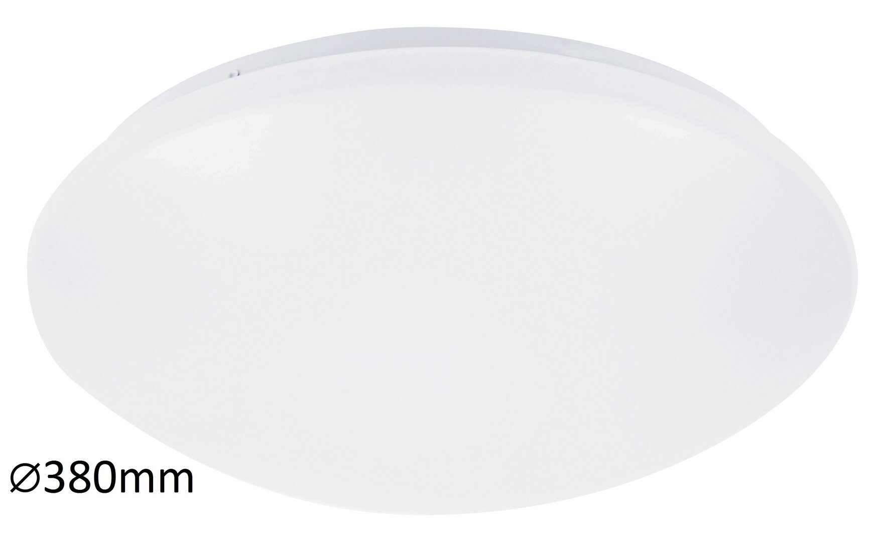 Lubinis LED šviestuvas RABALUX Lucas 3436, 24W, 1800lm, 4000K, skersmuo 380 mm, IP20, baltos spalvos