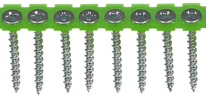 GKP sraigtai juostoje ESSVE Kombi, 3,9 x 40 mm, cinkuoti, 1000 vnt.