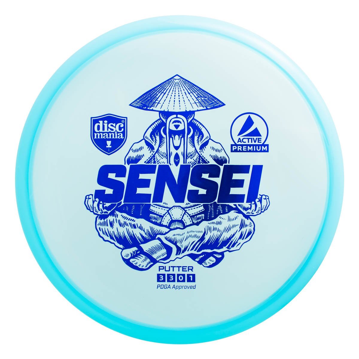 Diskgolfo diskas DISCMANIA Sensei Putter, blue