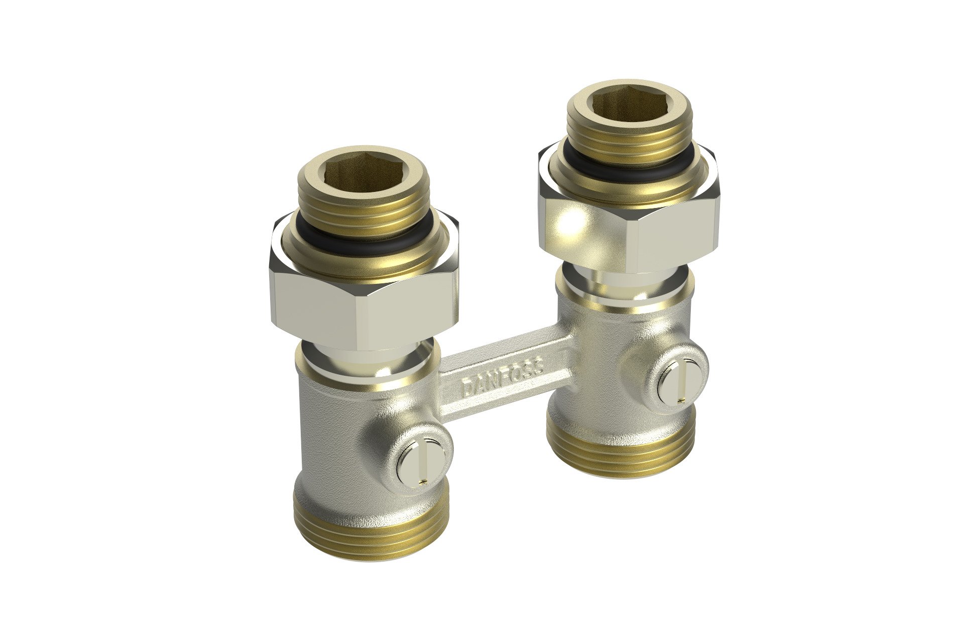 H tipo vožtuvas DANFOSS RLV-KB, DN15, tiesus, 003L0392