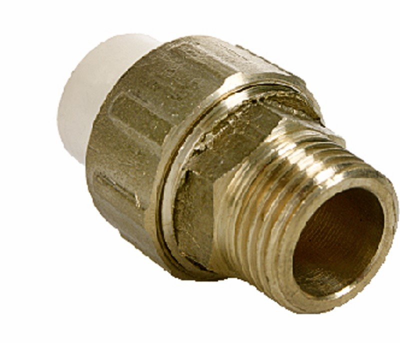 Perėjimas USTM CPVC, į žalv., 1/2", išor. sriegis, ardomas, 55405