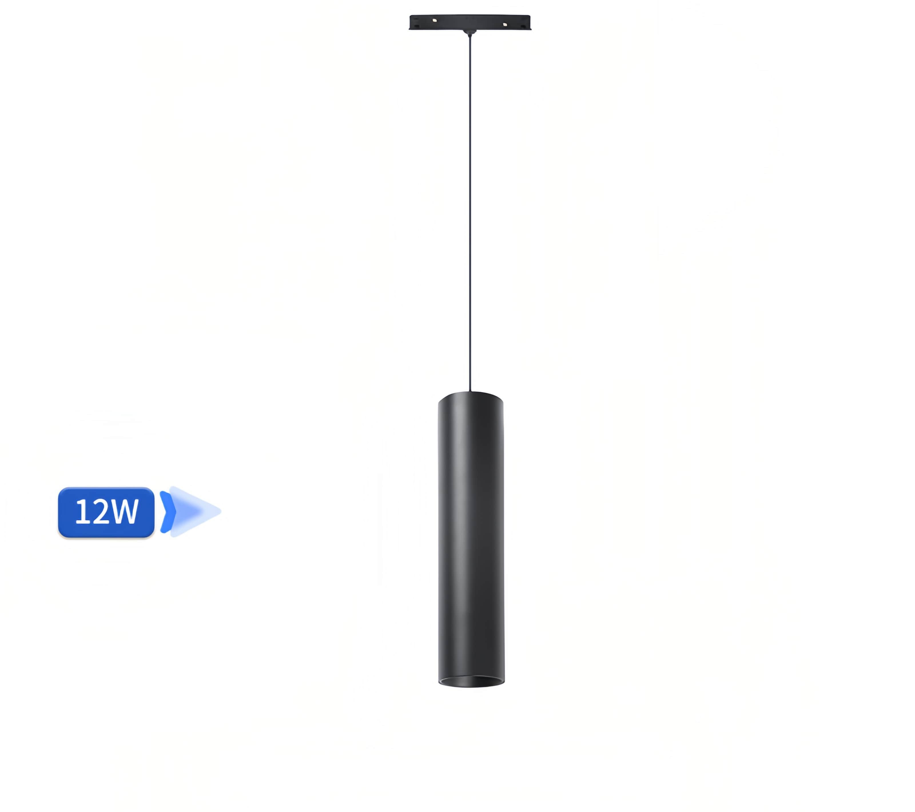LED šviestuvas ORRO MAGNETIC MT05, 12 W, 660 lm, 3000 K, 48x300 mm