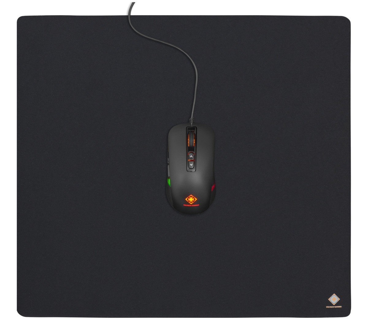 Pelės kilimėlis DELTACO GAMING, 400x450x4mm, juodos sp.