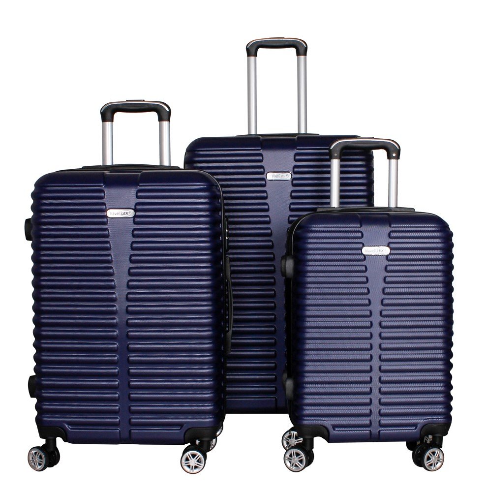 Lagaminas MC3077, mėlyna spalva, S 55x37x24cm, ABS plastikas, su ratukais, apkrova iki 15kg