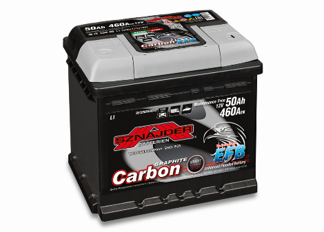 Akumuliatorius SZNAJDER START-STOP CARBON EFB 12 V, 50 Ah, 460 A, EN
