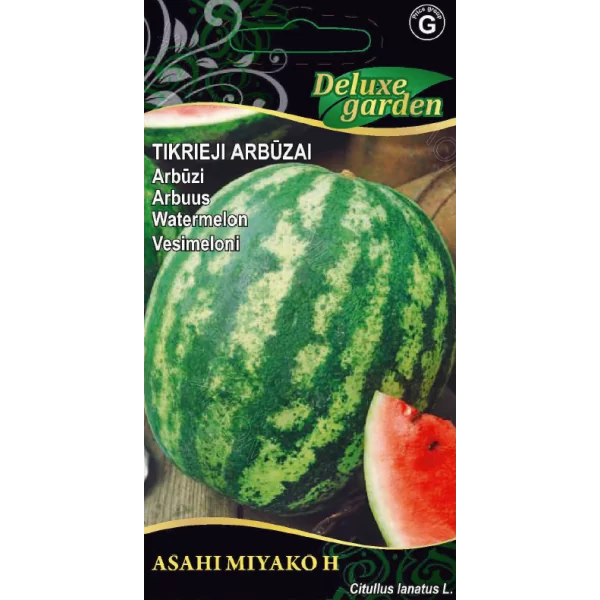 Daržovių sėklos, tikrasis arbūzas Asahi Miyako H, 0,5 g., 10345, G