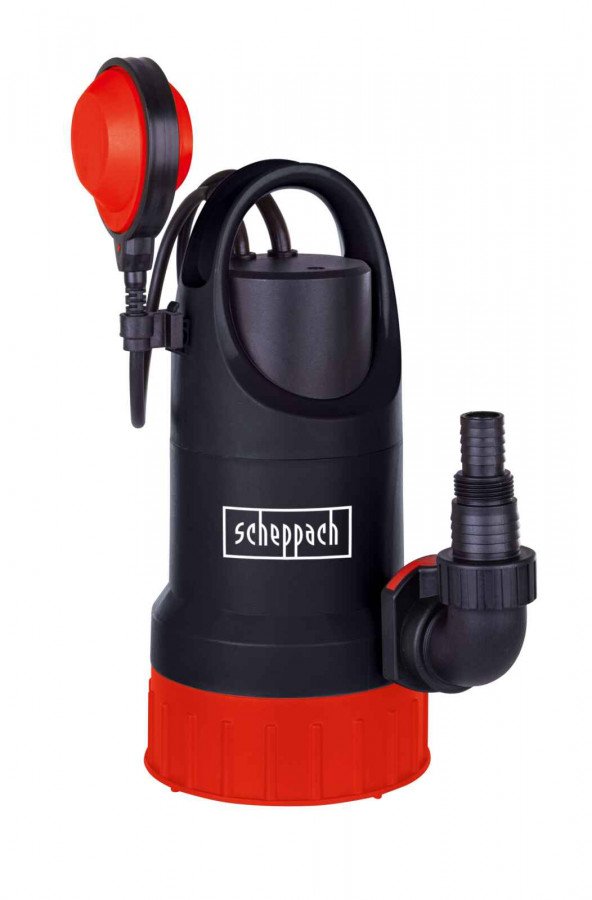 Panardinamas siurblys nešvariam vandeniui SCHEPPACH DWP750, kėlimo aukštis 8 m, įsiurbimo gylis 7m, našumas 20.000 l/h, galia 750 W