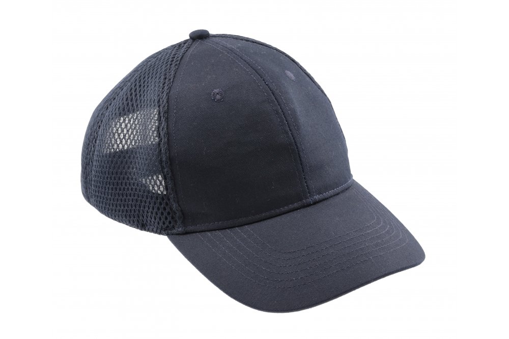 Kepurė HOGERT WORKWEAR Klaus, su snapeliu, su tinkleliu, tamsiai mėlyna spalva