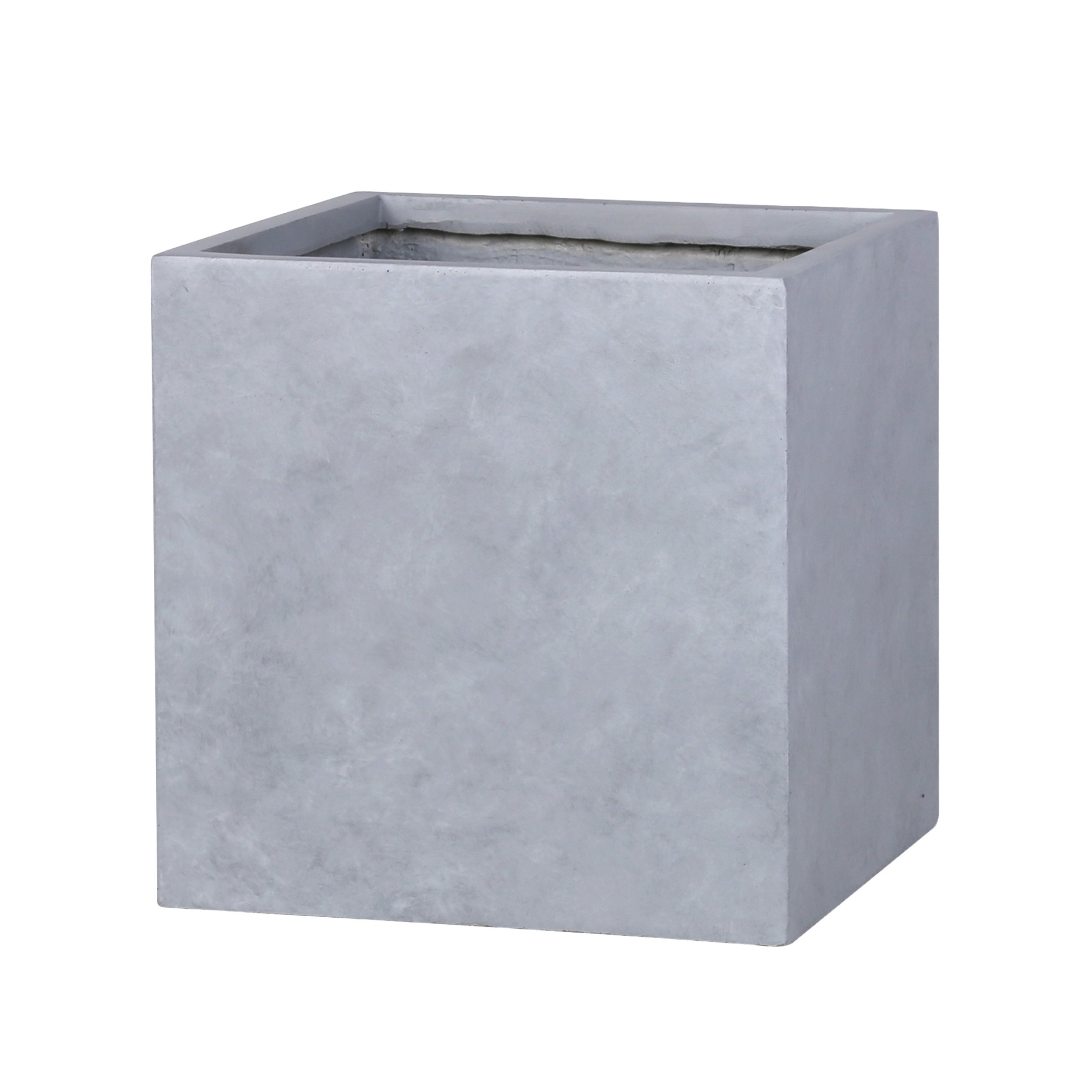 Keraminis lauko vazonas Grau Mini III, pilkos sp., 50 x 50 x 51 cm.