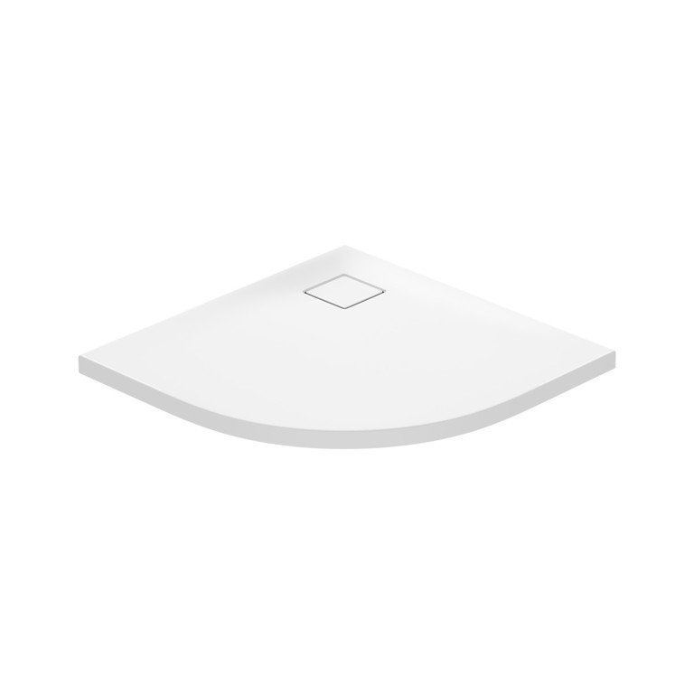 Dušo padėklas CERSANIT TAKO SLIM, 90 x 4 cm, akrilinis, pusapvalis, baltas, S204-024-PP