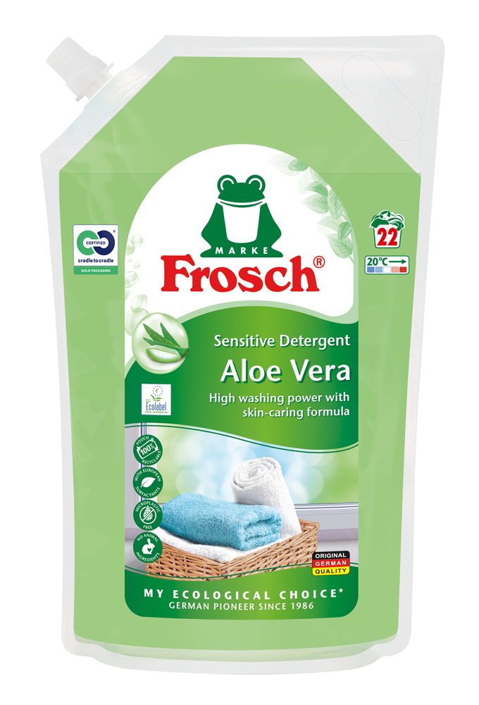 Skystas skalbiklis FROSCH, aloe vera kvapo, 1,5 l