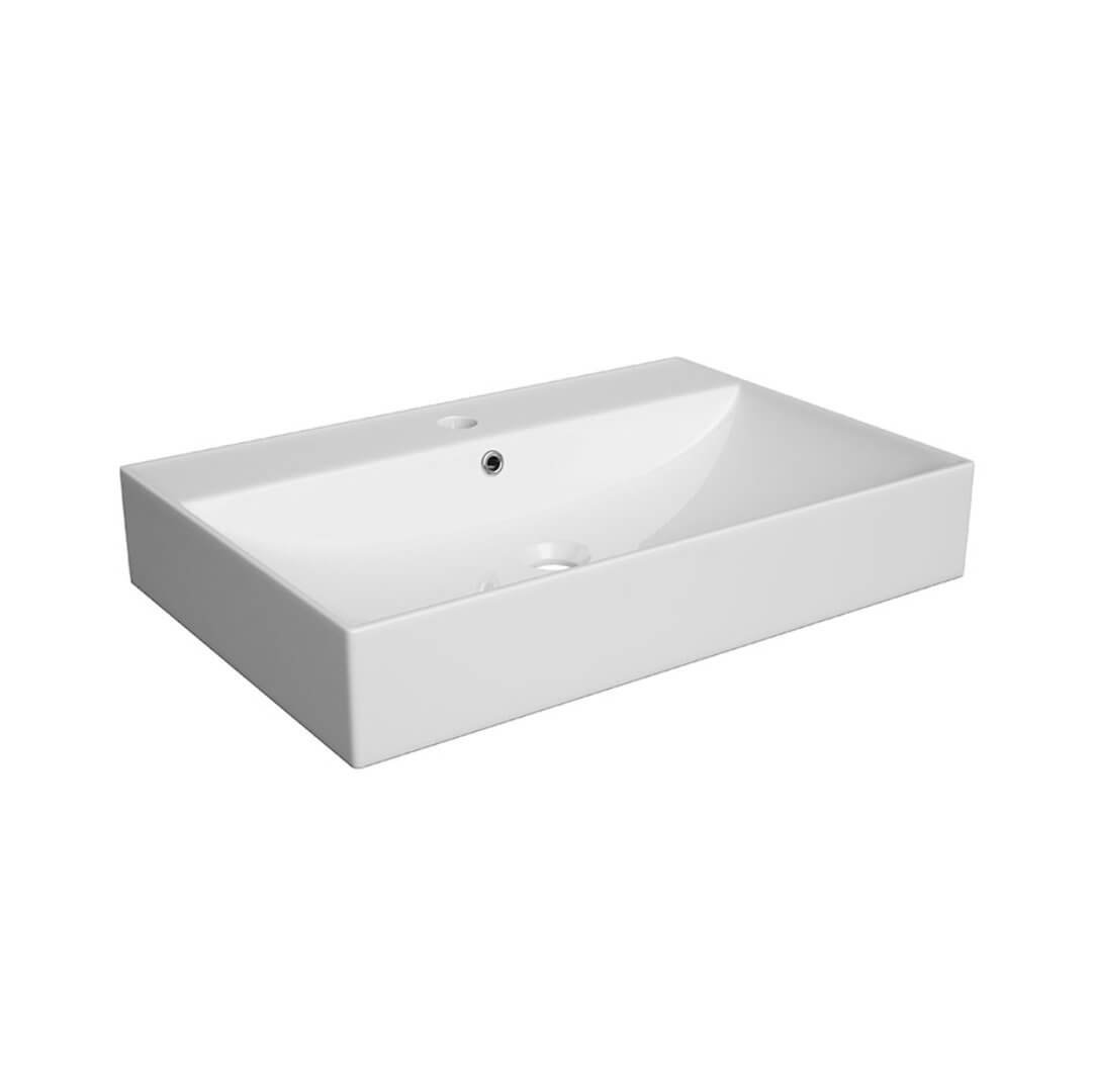 Praustuvas DEFRA Elan 60 L1572, 10 x 60 x 46 cm, pastatomas, baltas