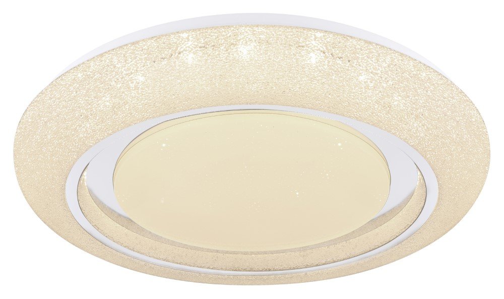 Išmanusis lubinis LED šviestuvas GLOBO Rada Smart Light, 28W, 230V, 3500 lm, 3000-6000K, su 2xAA el., pultu, dimer., su atmint., chromas, 480x70 mm, 483111-28SH